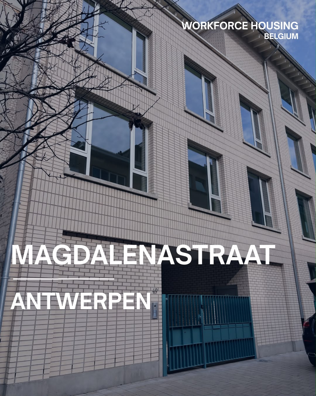 Pand aan de Magdalenastraat in Antwerpen