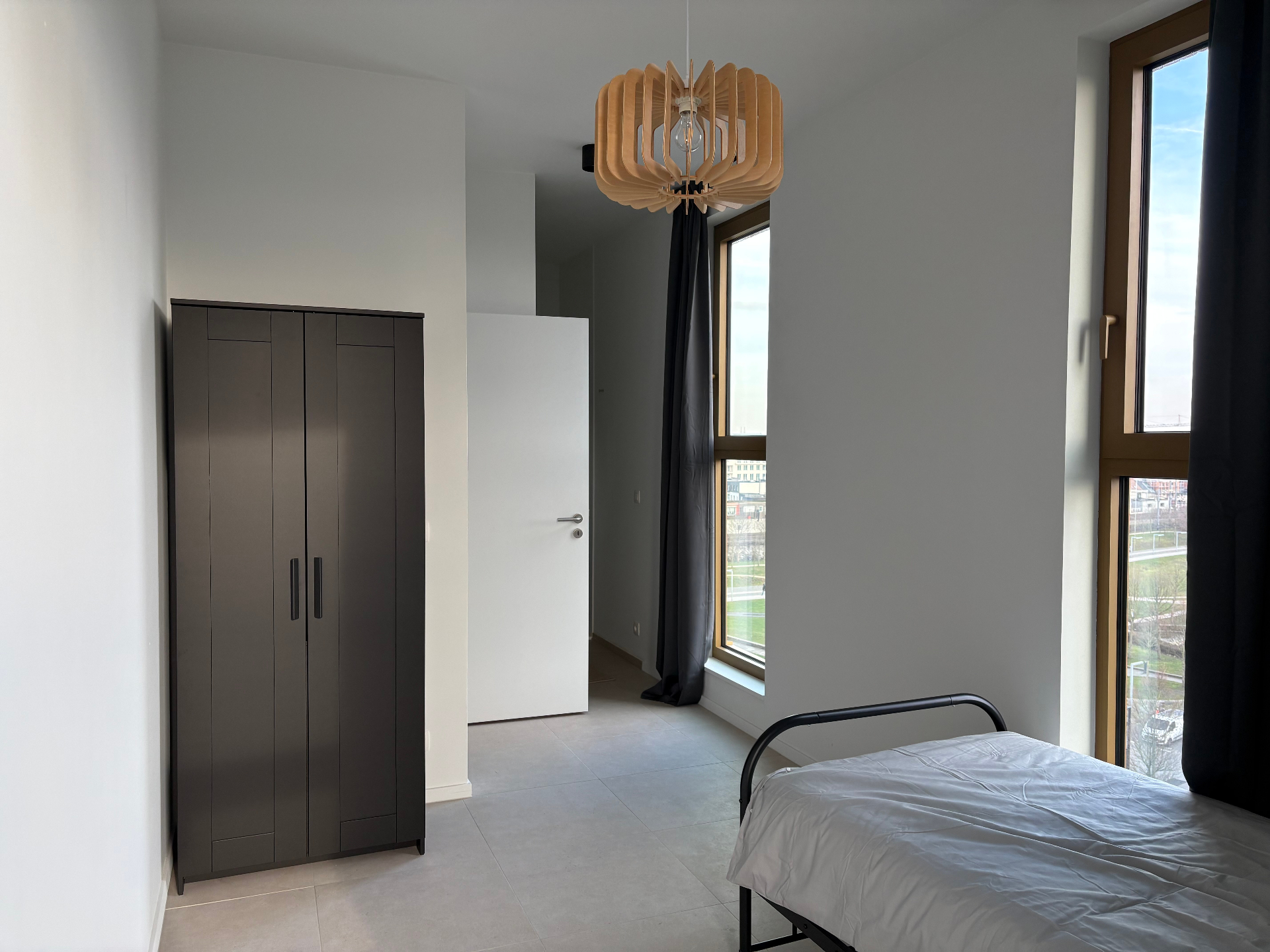Slaapkamer met kast
